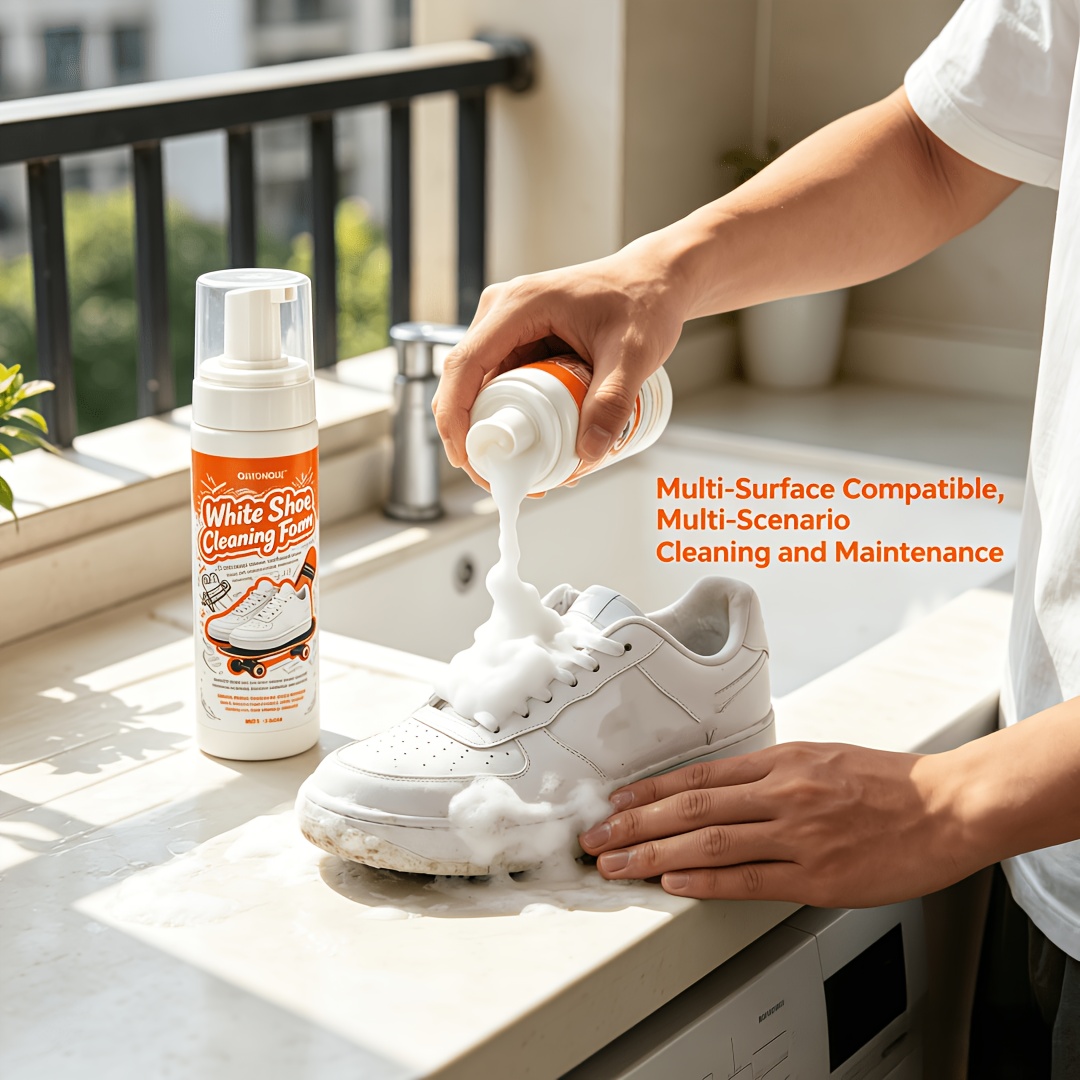 Sneaker Cleaner - Портативный пенящийся очиститель для белой обуви