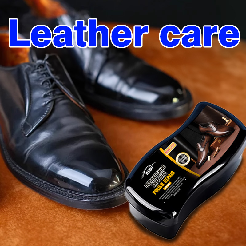 Leather Shoe Polish - Губка для мгновенного придания блеска обуви
