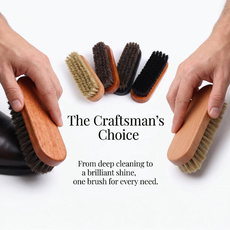 Щетка для обуви из дерева с ко – обзор и цена Shoe Cleaning Brush