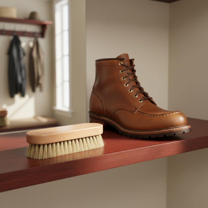 Щетка для обуви из дерева с ко – обзор и цена Shoe Cleaning Brush
