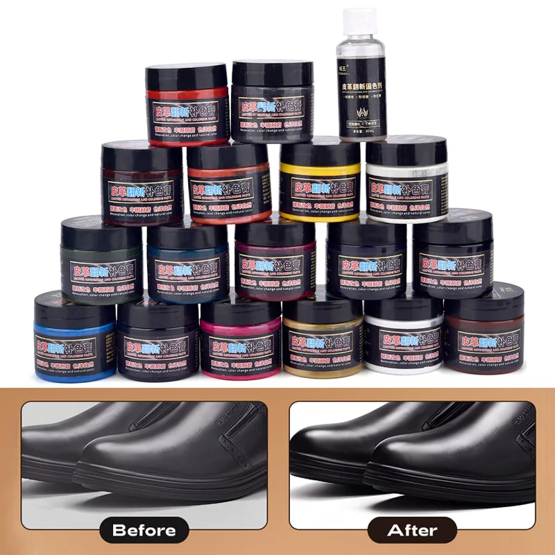 50 г краска для ремонта кожи,  – обзор и цена Leather Shoe Polish